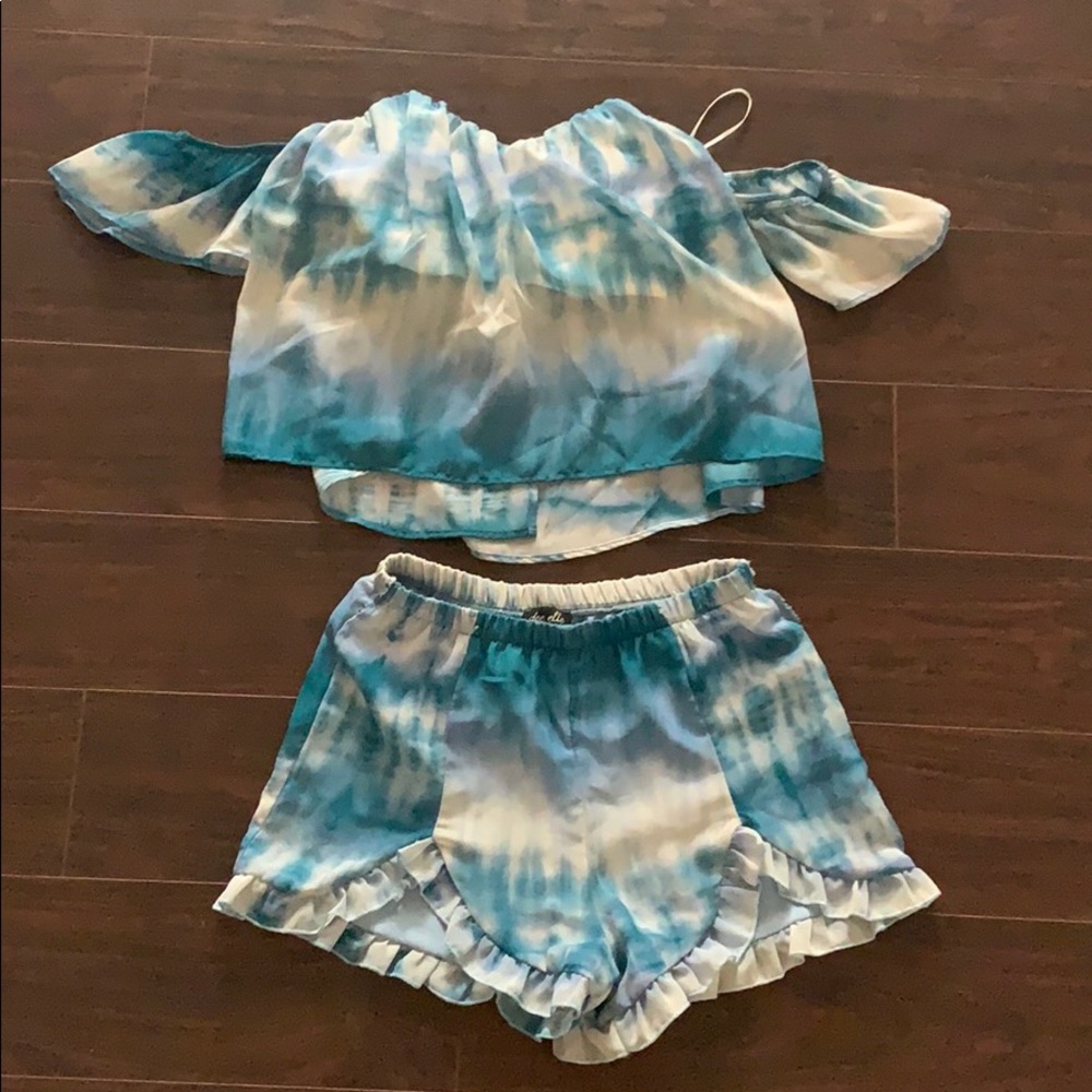 Tie dye two piece set